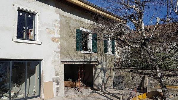 Création d'une ouverture et d'une terrasse